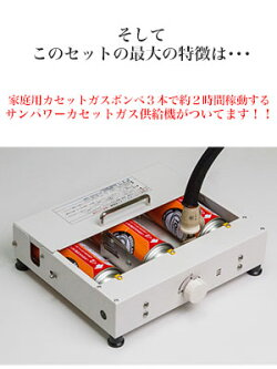 BroilKing/ブロイルキングポータシェフ120+サンパワーカセットガス供給機付きセットガスグリルバーベキューBBQ食材BBQキャンプグリルガスコンログリル贈り物ギフトお祝いプレゼント冷凍食品お取り寄せグルメお取り寄せグルメ