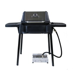 BroilKingブロイルキングポータシェフ120+サンパワーカセットガス供給機付きセットガスグリルバーベキューBBQ食材BBQグリル炭バーベキューコンロガスバーベキューガスコンログリル他のポータブルとは一線を画する高性能グリルが登場