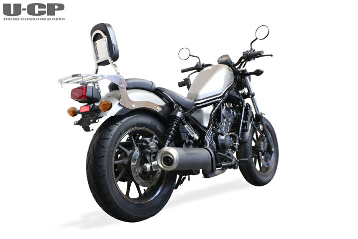 楽天市場】U-CP ステンレス バックレスト キャリア付き ホンダ HONDA 