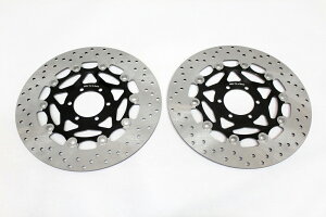 U-CP YAMAHA ���}�n XJR400 XJR400R FZ400 �t�����g�u���[�L�f�B�X�N���[�^�[ �_�u���u���[�L�p ���E�Z�b�g