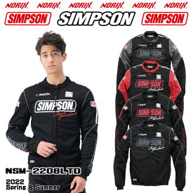 【セール品】SIMPSON【NSM-2208LTD】2022SS春夏モデルメッシュライダーズクールジャケットプロテクター肩、肘、胸、背、標準装備Mesh Rider's Cool Jackets NORIXシンプソンジャケット