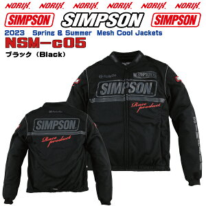 yZ[izSIMPSONyNSM-C05z2023SStăfC_[Y bVN[WPbgveN^[AIAAwAWSimpson Rider's@Mesh Cool Jackets 2023 Spring & SummerNORIXVv\WPbg