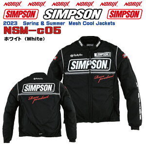 yZ[izSIMPSONyNSM-C05z2023SStăfC_[Y bVN[WPbgveN^[AIAAwAWSimpson Rider's@Mesh Cool Jackets 2023 Spring & SummerNORIXVv\WPbg