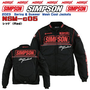 yZ[izSIMPSONyNSM-C05z2023SStăfC_[Y bVN[WPbgveN^[AIAAwAWSimpson Rider's@Mesh Cool Jackets 2023 Spring & SummerNORIXVv\WPbg