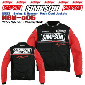 yZ[izSIMPSONyNSM-C05z2023SStăfC_[Y bVN[WPbgveN^[AIAAwAWSimpson Rider's@Mesh Cool Jackets 2023 Spring & SummerNORIXVv\WPbg