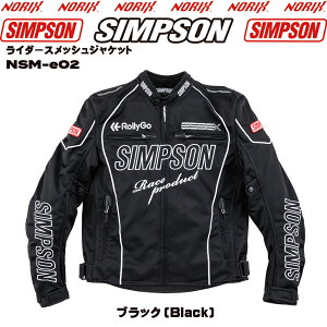 ViVv\WPbgNSM-e02C_[YbVWPbg2025SStăfveN^[AIAAwAWSimpson Mesh Rider's 2WAY Jackets 2025 Spring & SummerNORIX@SIMPSON
