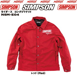 Vv\WPbgNSM-e04C_[YOWPbg2025SStăfveN^[AIAAwAWSimpson Rider's Long Jacket 2025 Spring & SummerNORIX@SIMPSON