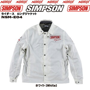 Vv\WPbgNSM-e04C_[YOWPbg2025SStăfveN^[AIAAwAWSimpson Rider's Long Jacket 2025 Spring & SummerNORIX@SIMPSON