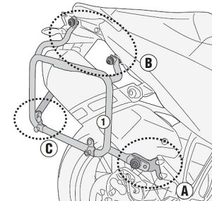 GIVI �N�C�b�N�����[�X TREKKER OUTBACK �T�C�h�z���_�[ 790ADVENTURE 19-20