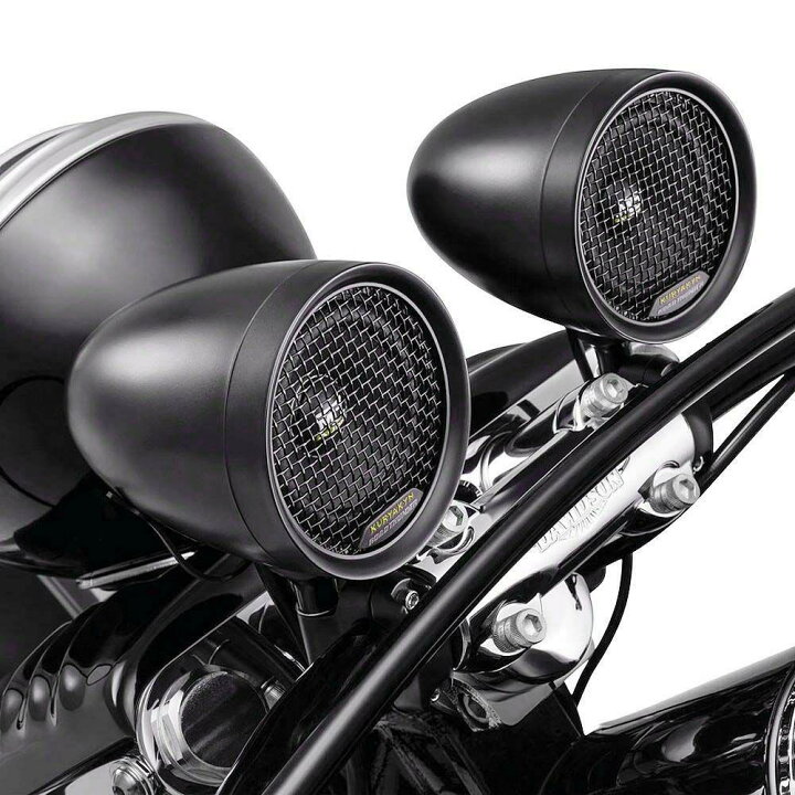 楽天市場】Kuryakyn ロードサンダー ハンドルバーマウントスピーカー 