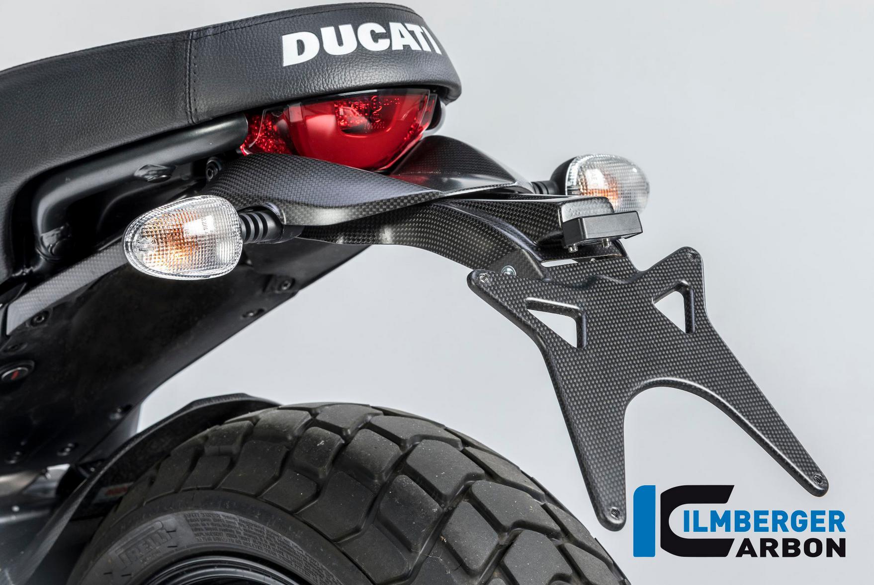 2極タイプ 【超美品‼️】Ducati V4カーボンナンバーホルダー