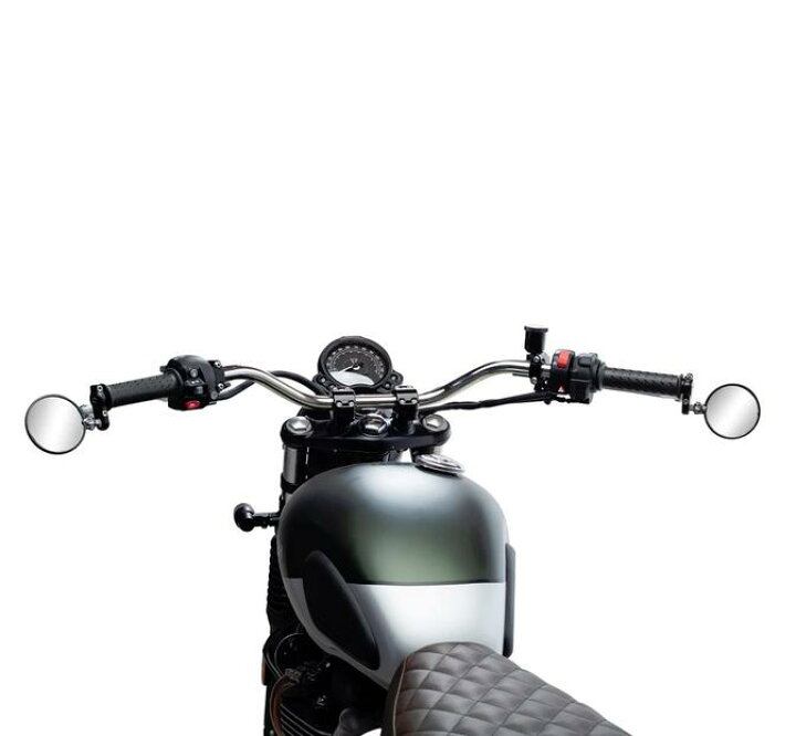 楽天市場】トライアンフ ボンネビル T100 T120 等 バーエンドミラーCRG 