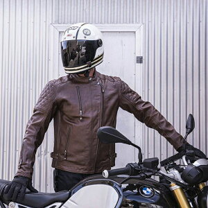 ★エントリーでポイント10倍★Roland Sands Design CLASH メンズ・レザージャケット タバコブラウン