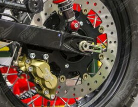 Free Spirits Brembo リアキャリパー ディスクローター アップグレードキット トライアンフ Bonneville,Thruxton,Scrambler