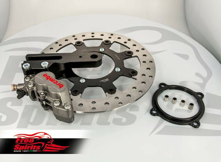楽天市場】Free Spirits Brembo リアキャリパー(チタン) ディスク 
