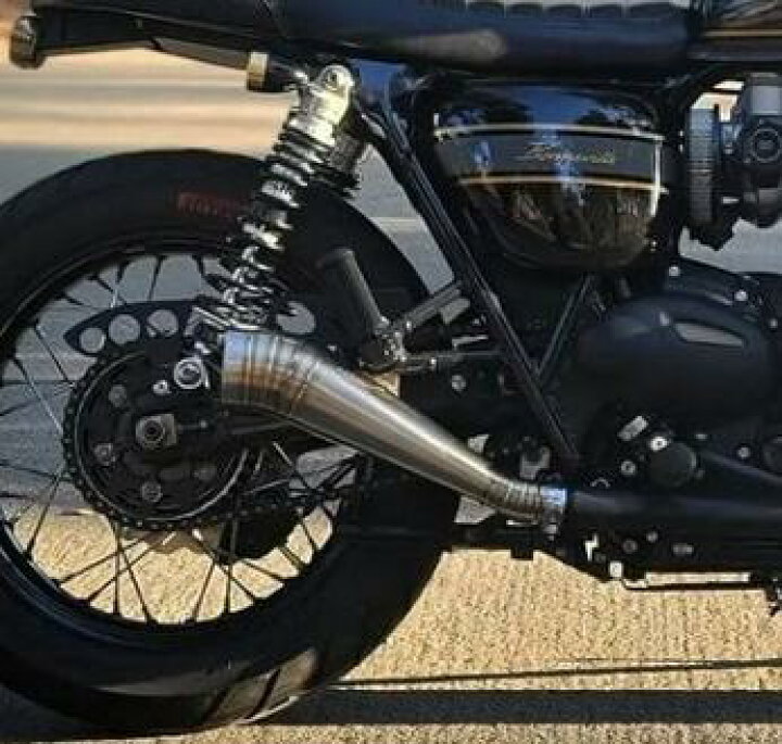 楽天市場】Motone ボンネビル T120 T100 マフラー GPスタイル 2016 