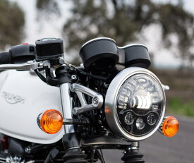MOTODEMIC Adaptive LEDヘッドライト ブラック Triumph Bonneville T100 T120 2016～