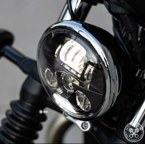 MOTODEMIC EVO �X�^���_�[�h LED �w�b�h���C�g �u���b�N Triumph Bobber Black/Speedmaster 2018�`