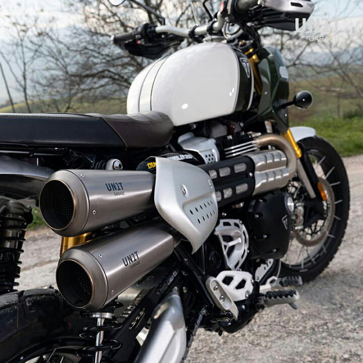 楽天市場】Triumph Scrambler 1200XC、1200XE スリップオンマフラー 