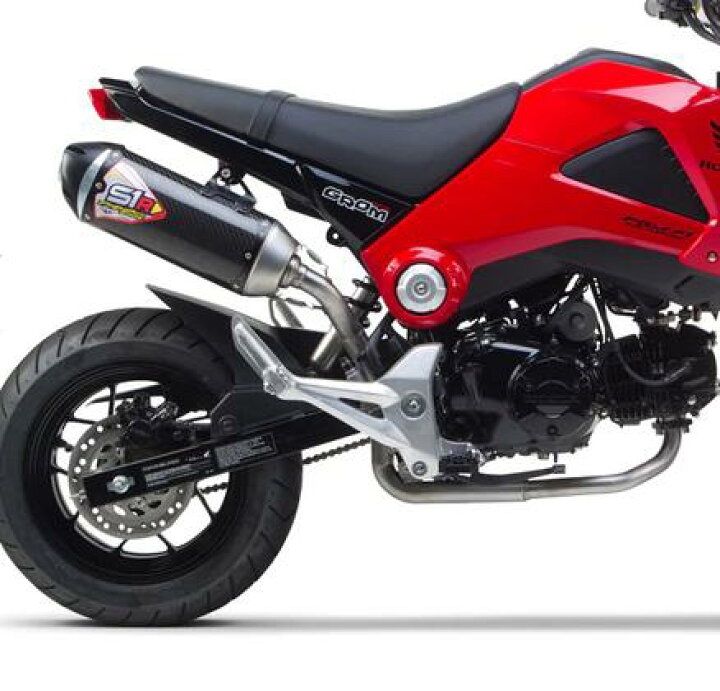 楽天市場】GROM グロム 14-16 ハリケーン ブラックカーボン フル 