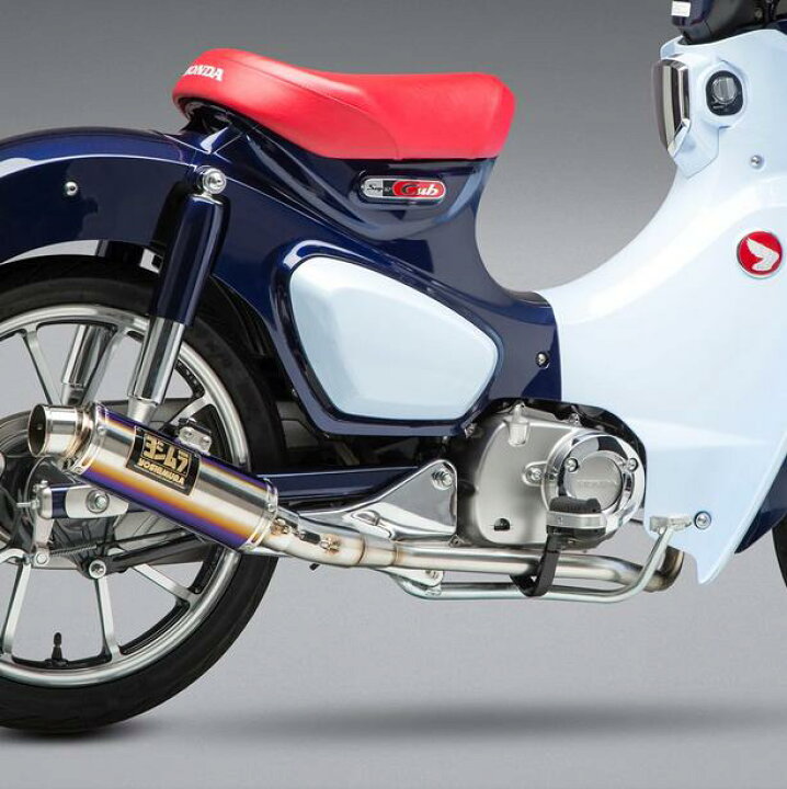 楽天市場】スーパーカブ C125 フルエキ GPマグナム マフラーチタン 