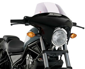 レブル250/500 17-22 クリア フロントカウル フェアリング BAT WING SML プーチ Puig