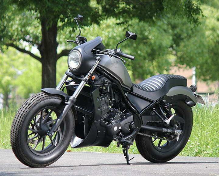 楽天市場】グッズ(GOODS) フロント ビキニカウル ホンダ レブル 250 