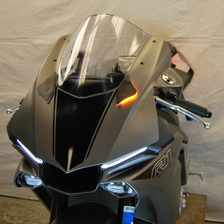 楽天市場】NewRageCycles LEDフロントウィンカー YZF-R1 15-19 