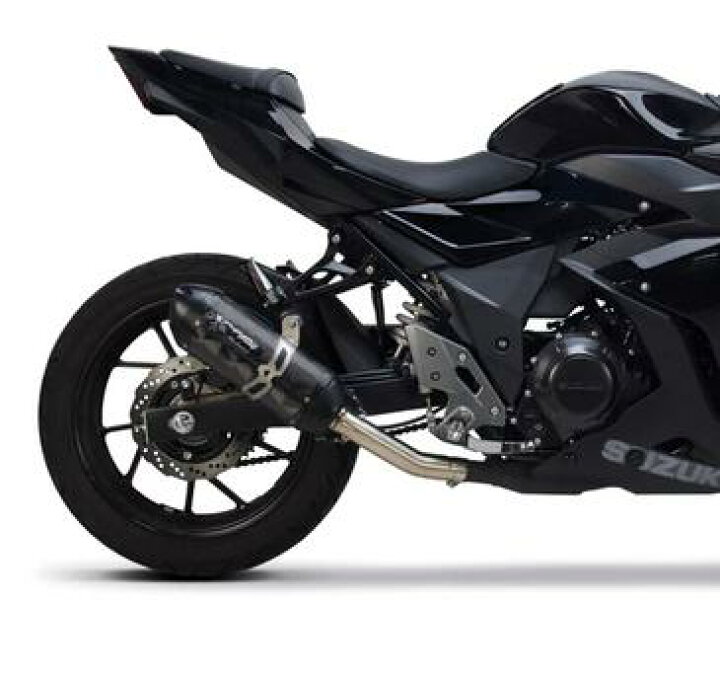 楽天市場】GSX250R 17-22 S1R ブラックカーボン スリップオンマフラー 