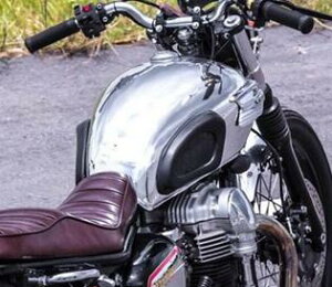 Kawasaki W650 アルミ タンク "Original" オメガレーサー