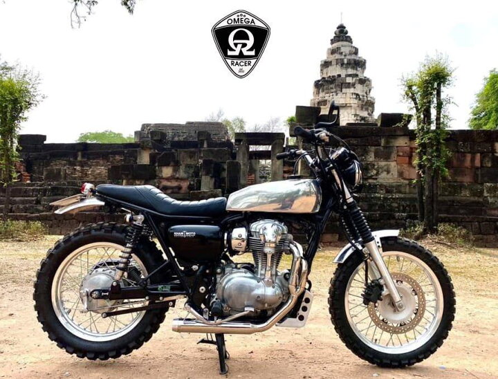 楽天市場】Kawasaki W650 アルミ タンク 