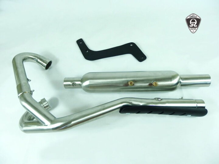 楽天市場】W650 キャブトンスクランブラー 2-1 アップマフラー 