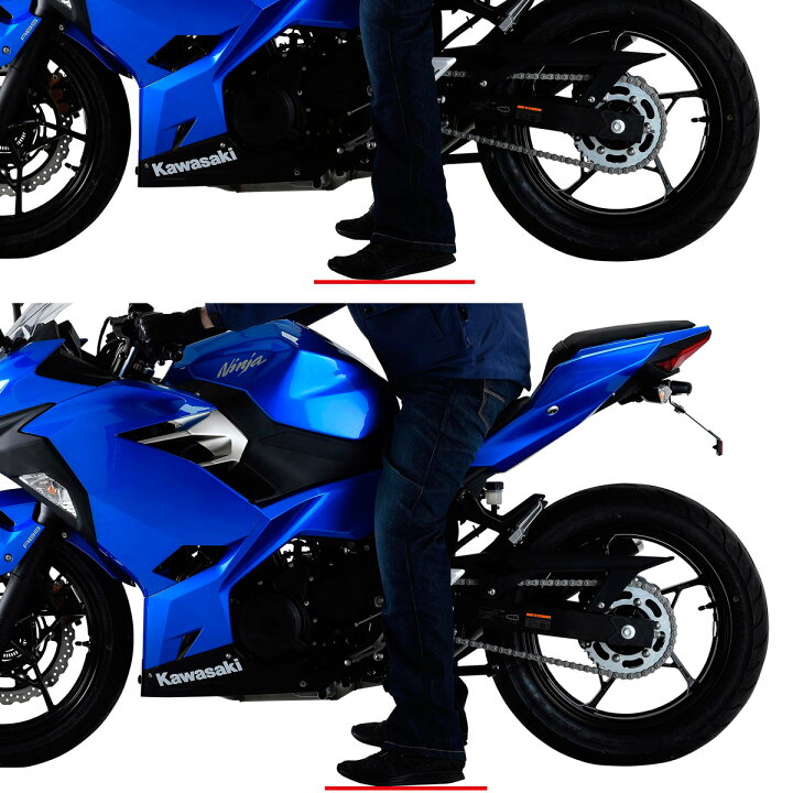 楽天市場】Kawasaki Ninja400、Ninja250 20mmローダウンセット EFFEX 