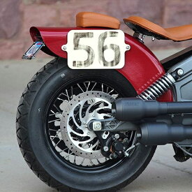 Indian Scout ゼッケンプレートキット Klock Werks