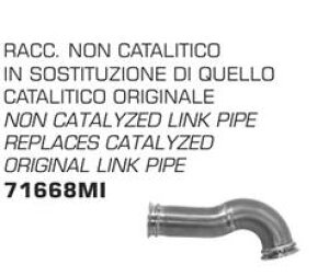 ARROW (アロー) リンクパイプ ハスクバーナ スヴァルトピレン401 ビットピレン401 2018-2019 ステンレス