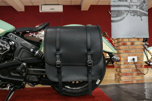 エンズクォイオ(Endscuoio) Cochise レザー サイドバッグ Indian Scout インディアン