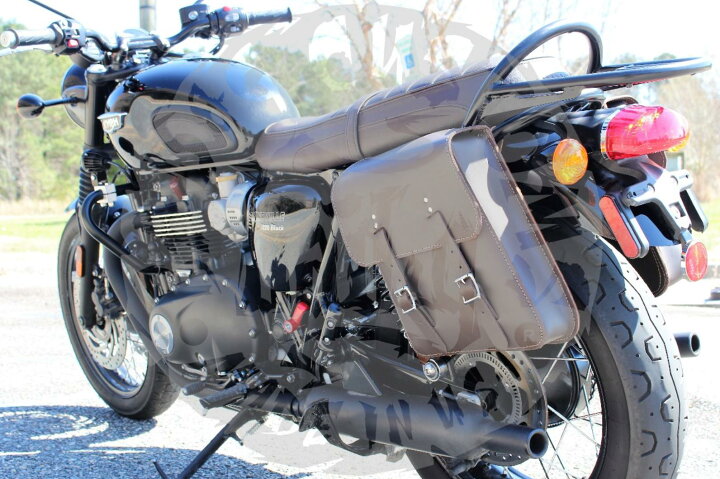 楽天市場】トライアンフ ボンネビルT100/T120 ソロサイドバッグ左側 本 