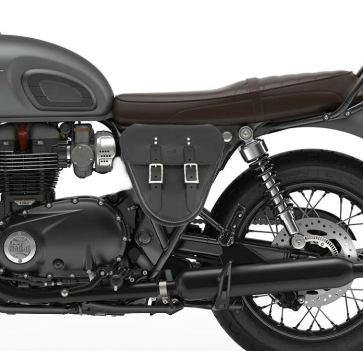 楽天市場】トライアンフ ボンネビルT100/T120 サイドカバーバック 本革 