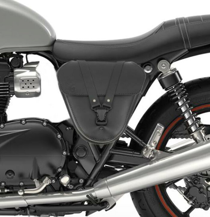 楽天市場】トライアンフ ボンネビルT100/T120 サイドカバーバック 本革 