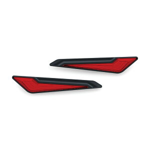 ゴールドウイング GL1800 18- Omni LEDサドルバッグサイドインサート ブラック クリアキン