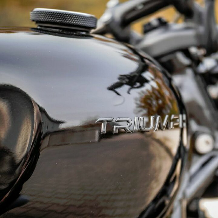 楽天市場】トライアンフ TRIUMPH 3Dロゴステッカー タンクエンブレム 