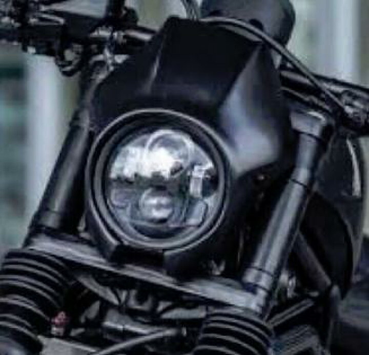 楽天市場】レブル250/500 ヘッドライト&カバー フロントカウル 