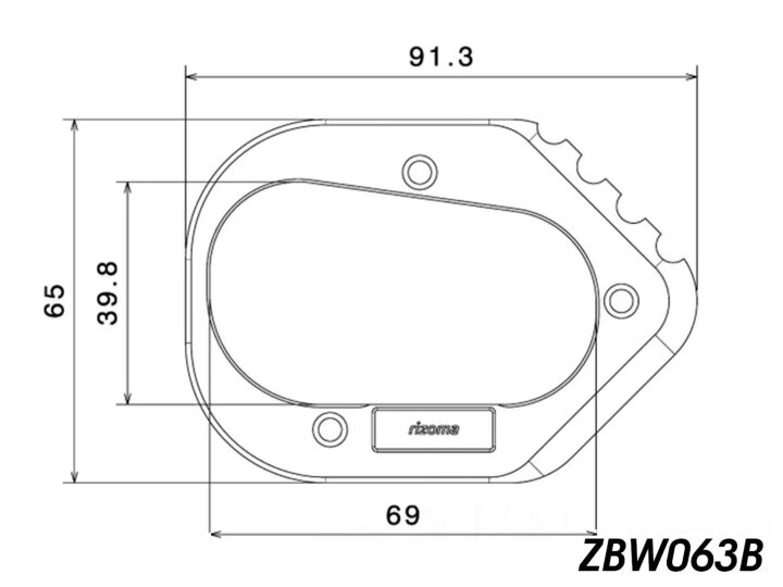 楽天市場】BMW R1250GS /R1200GSLC サイドスタンドエンド リゾマ 