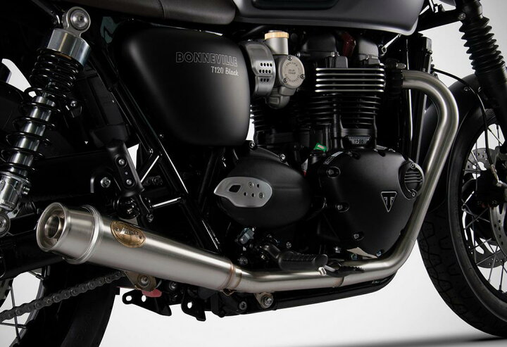 楽天市場】ボンネビル T100/T120 2016- スリップオンマフラー Eマーク 