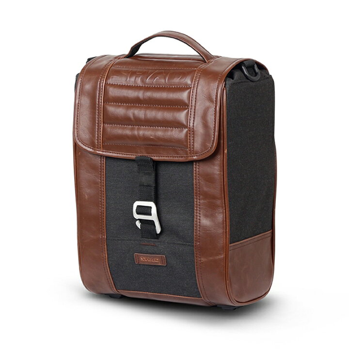楽天市場】SHAD SR38 カフェレーサーサイドバッグ 10L (ブラウン 