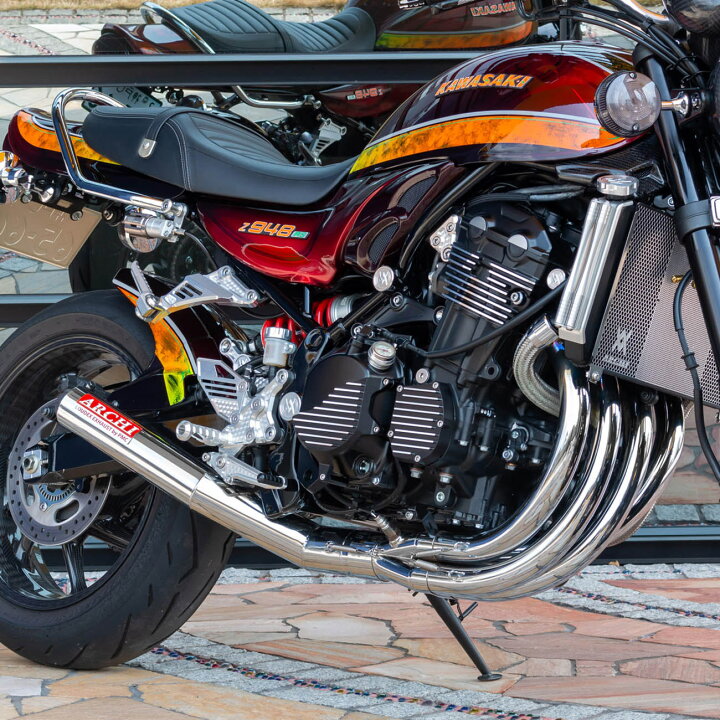 楽天市場】カワサキ Z900RS/CAFE 427ショート管 6ピース集合マフラー 