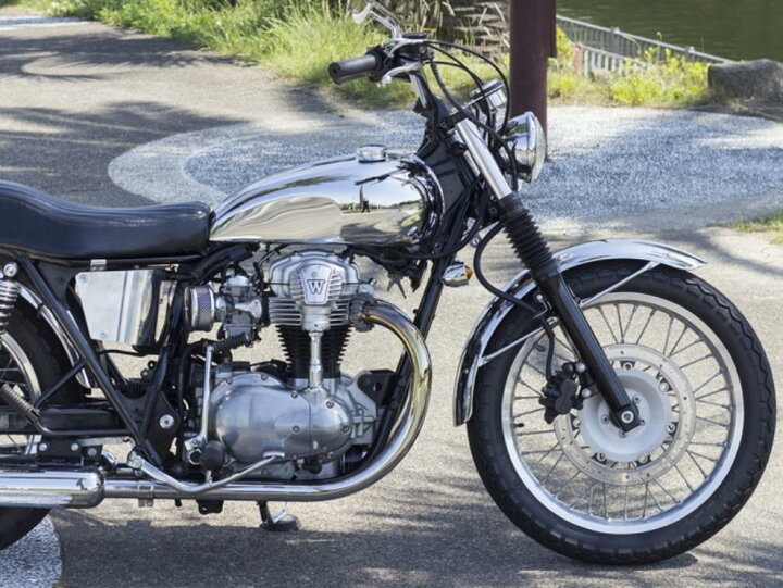 楽天市場】カワサキ W650/400 ボンネビルタンクキット クローム 