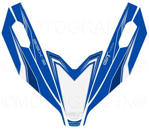 GSX-S1000GT �{�f�B�p�b�h FRONTBLU/WHT ���g�O���t�B�b�N�X