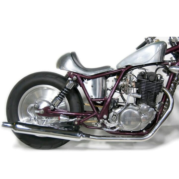 楽天市場】ヤマハ SR400/500 ヴィンテージマフラー フルエキ ダウン 