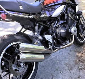 Z900RS 18-22 ステンレス 4本出しフルエキゾーストマフラー カフェレーサー Vandemon